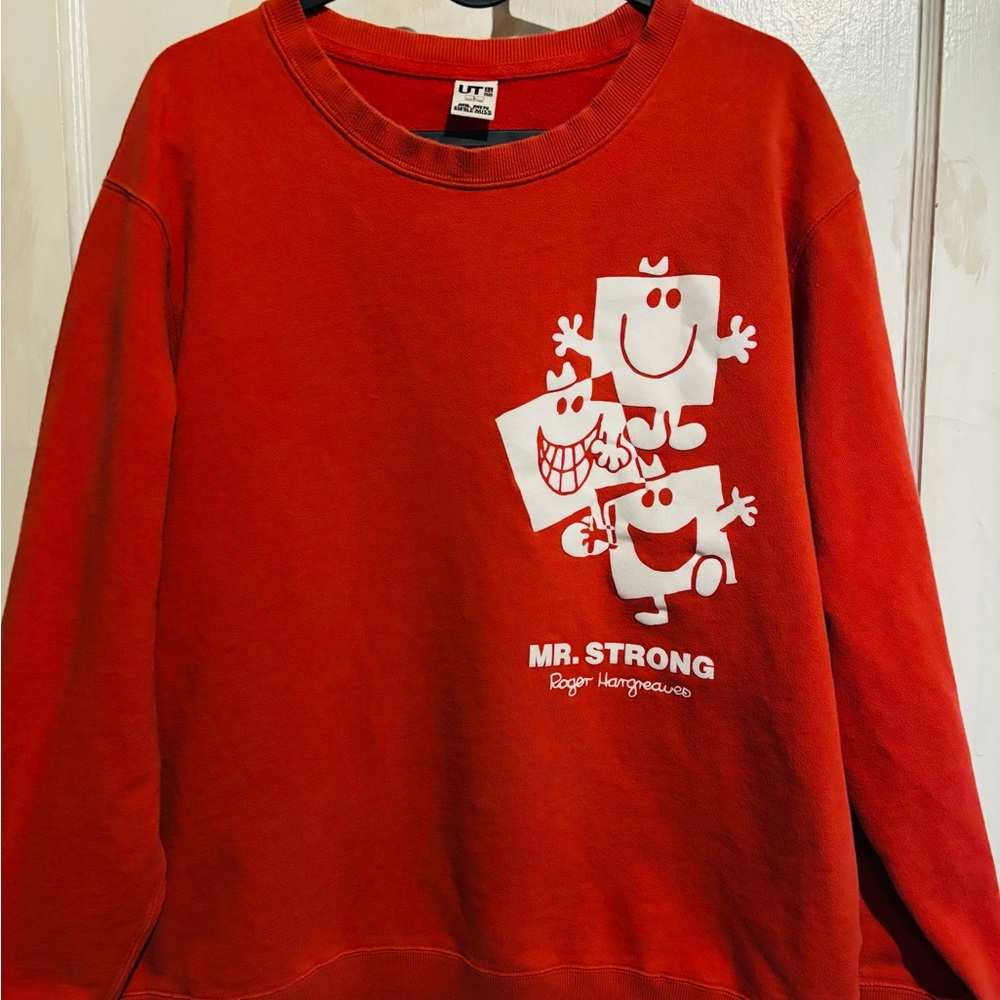 Orange UNIQLO/Mr. Strong Sweatshirt